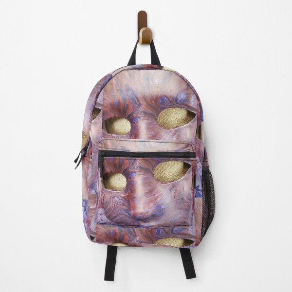 Item preview, Marble painted mask with golden eyes designed and sold by Russell Dickens Jr.
