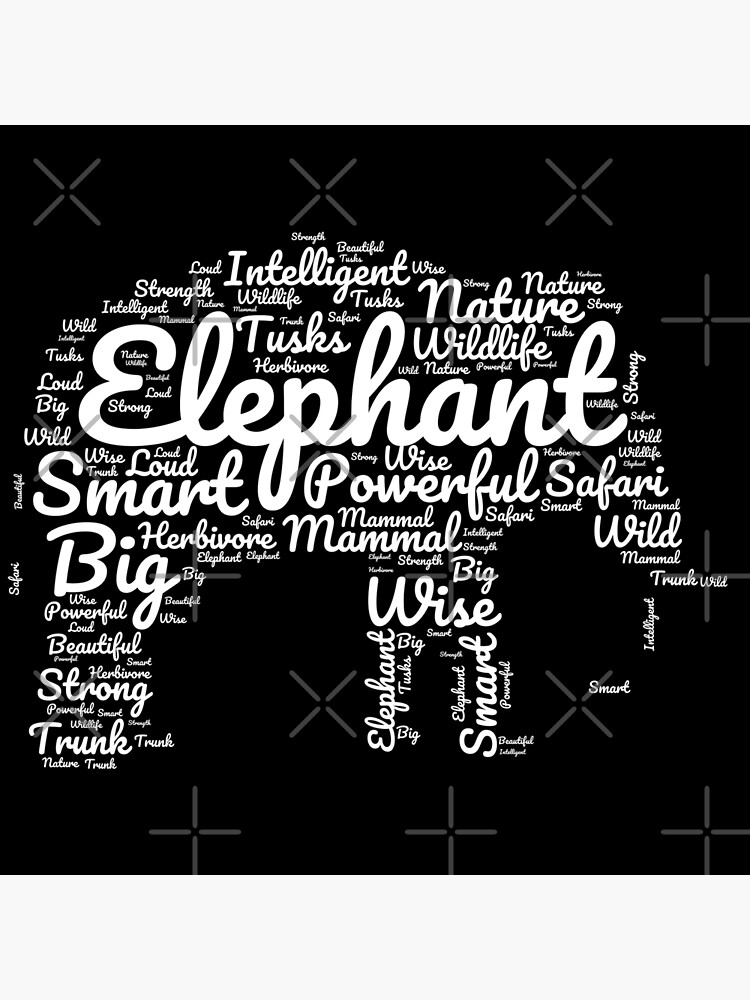 "World Elephant Day Cute Elephant " Poster for Sale by Emprezario