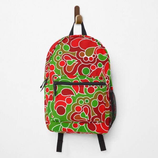 Item preview, Abstract Christmas Red and Green Art designed and sold by Alondra.