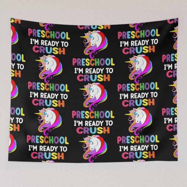 Item preview, I'm Ready to Crush Pre K Unicorn Back to School Girls designed and sold by R&BApparel.
