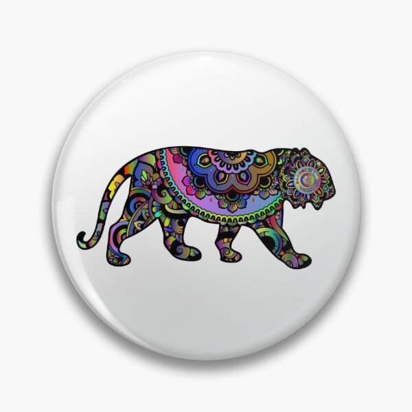 Item preview, Beautiful Multicolor Stalking Tiger designed and sold by CreativeCranium.