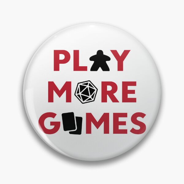 Item preview, Play More Games with Game Pieces (on light) designed and sold by geekyT.