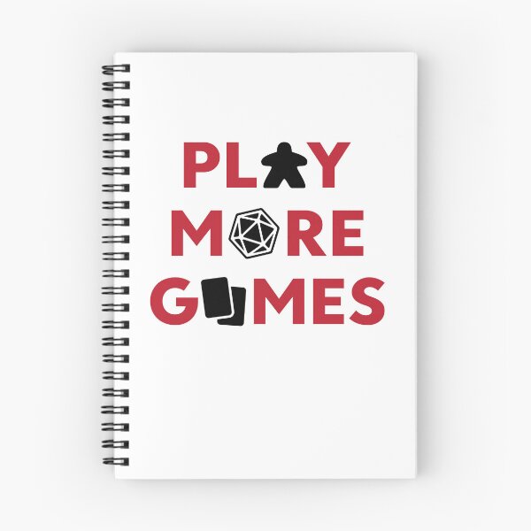 Item preview, Play More Games with Game Pieces (on light) designed and sold by geekyT.