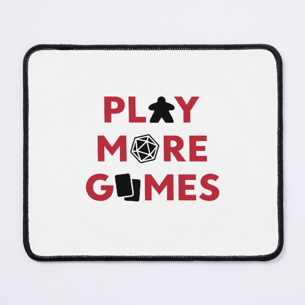 Item preview, Play More Games with Game Pieces (on light) designed and sold by geekyT.