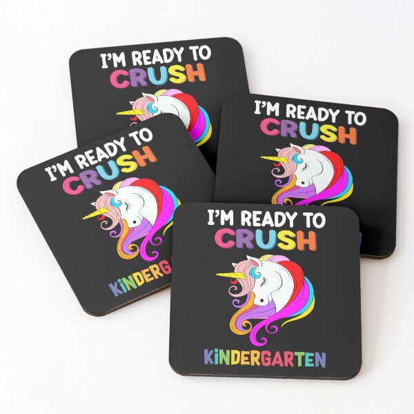 Item preview, I'm Ready to Crush Kindergarten Unicorn Back to School  designed and sold by R&BApparel.