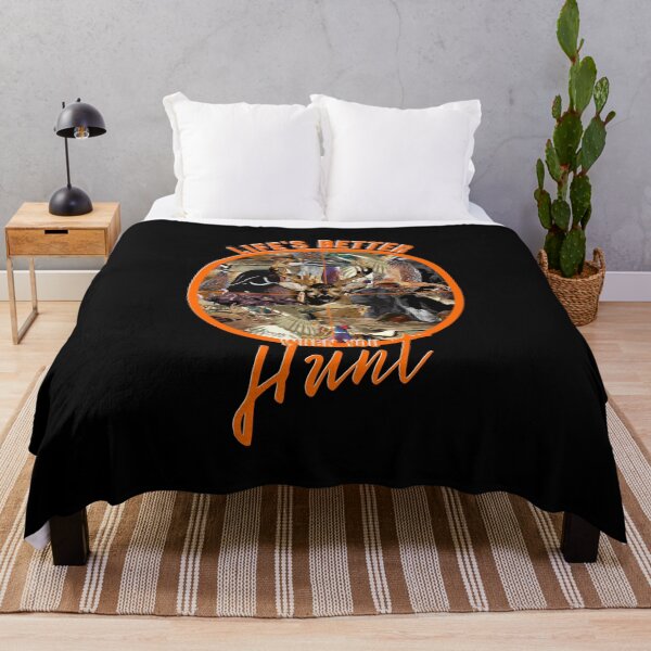 Item preview, Life's Better When You Hunt Wildlife Collage with Duck Hunting, Quail Hunting, Pheasant Hunting, Turkey, and Deer Hunting designed and sold by LifeCrush.