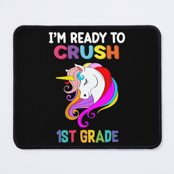 Item preview, I'm Ready to Crush 1st Grade Unicorn Back to School Girls designed and sold by R&BApparel.