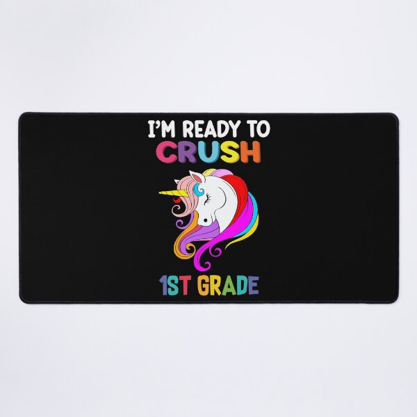 Item preview, I'm Ready to Crush 1st Grade Unicorn Back to School Girls designed and sold by R&BApparel.
