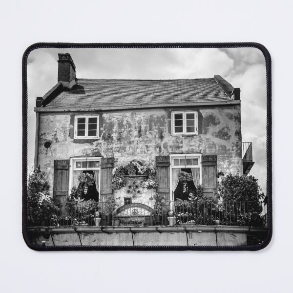 Item preview, 95 French Market Plaza In Black and White designed and sold by Greg and Chrystal Mimbs.