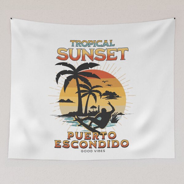 Item preview, Afternoon on the Puerto Escondido beach. Summer days and cool breezes. designed and sold by Joturis.