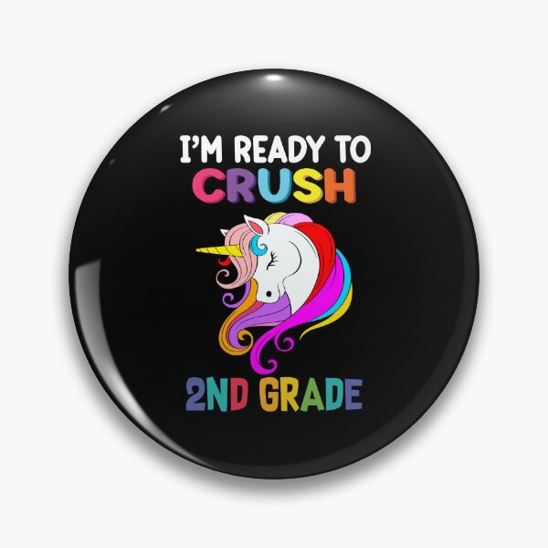 Artikelvorschau,  Ich bin bereit, Einhorn der 2. Klasse Back to School Girls zu vernichten entworfen und verkauft von R&BApparel.