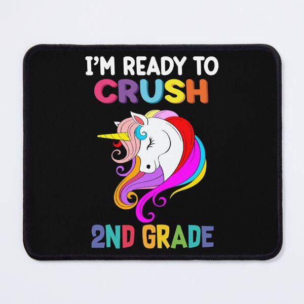 Item preview, I'm Ready to Crush 2nd Grade Unicorn Back to School Girls designed and sold by R&BApparel.