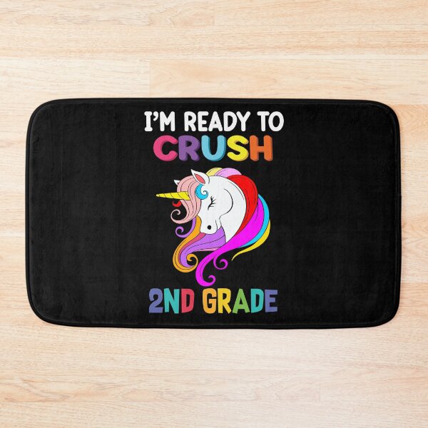 Item preview,  I'm Ready to Crush 2nd Grade Unicorn Back to School Girls designed and sold by R&BApparel.