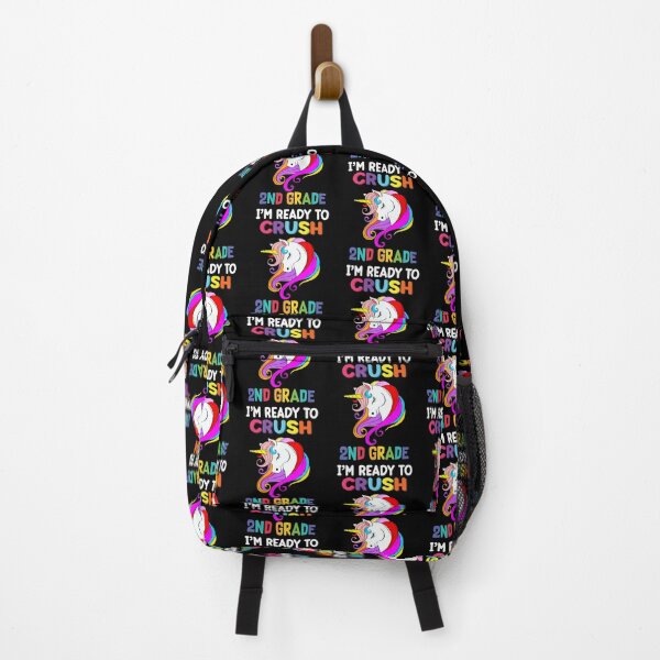 Item preview, I'm Ready to Crush 2nd Grade Unicorn Back to School Girls designed and sold by R&BApparel.