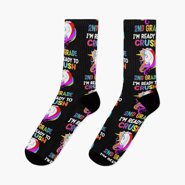 Item preview,  I'm Ready to Crush 2nd Grade Unicorn Back to School Girls designed and sold by R&BApparel.