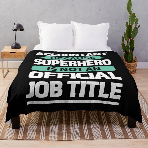 Item preview, Accountant because superhero is not an official job title designed and sold by stryderdk.
