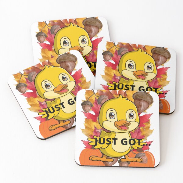Item preview, Just Got Ducked Fall  designed and sold by LeftyArtBook.