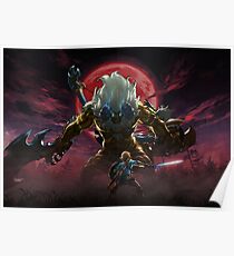 Zelda - Gold Lynel - Blood Moon Poster