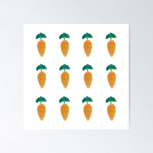 Item preview, Cute Kawaii Carrot Cartoon Sticker designed and sold by dai-yu.