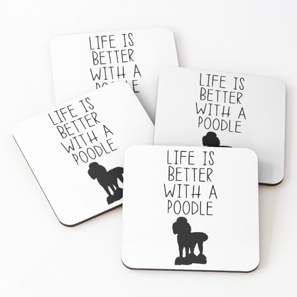 Item preview, Life Is Better With A Poodle designed and sold by kindxinn.