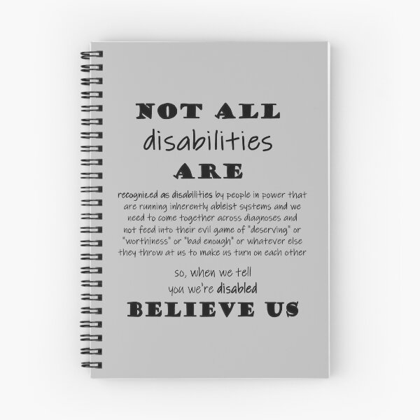 Item preview, Not All Disabilities Are Visible designed and sold by Quipplepunk.