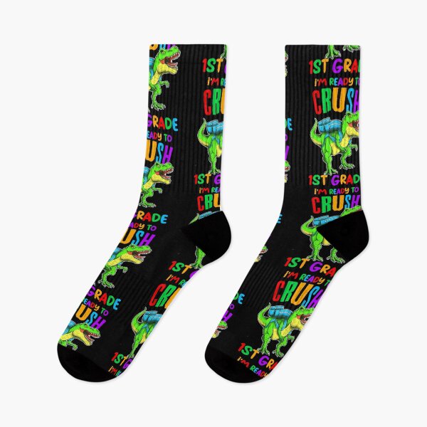 Item preview, I'm Ready To Crush 1st Grade Trex Dinosaur Back To School designed and sold by R&BApparel.