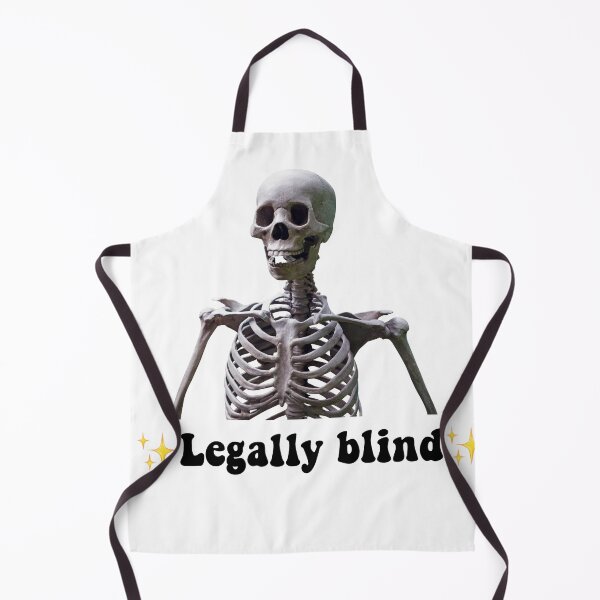 Item preview, Funny Legally Blind Skeleton designed and sold by Bloom Faithfully.