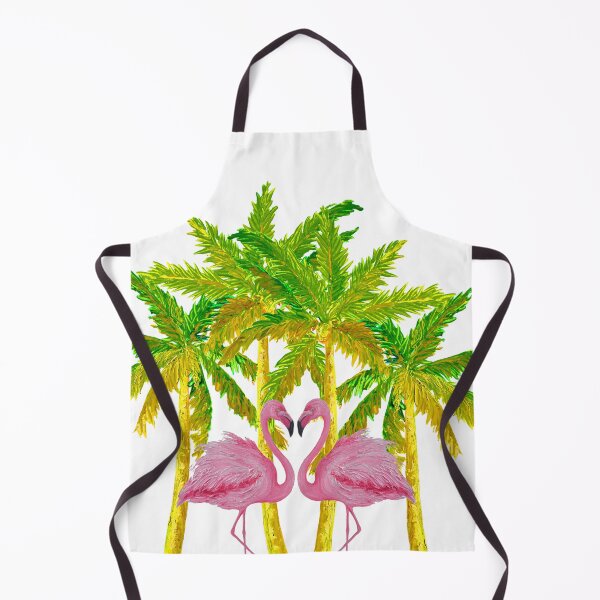 Item preview, Palm Trees and Pink Flamingos designed and sold by MatsonArtDesign.