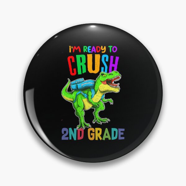 Artikelvorschau, Ich bin bereit, den Trex-Dinosaurier der 2. Klasse zurück in die Schule zu zermalmen entworfen und verkauft von R&BApparel.