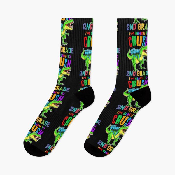 Item preview, I'm Ready To Crush 2nd Grade Trex Dinosaur Back To School designed and sold by R&BApparel.