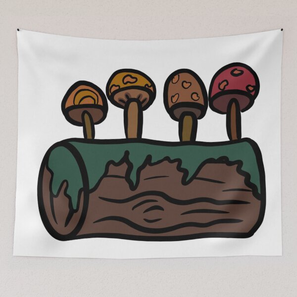 Item preview, Mushrooms on a Log designed and sold by Autumn Fineberg.