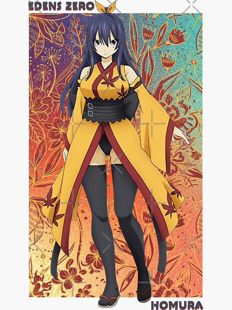 "Homura Kogetsu Edens Zero" Sticker for Sale by comFad | Redbubble