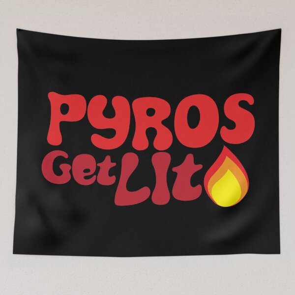 Item preview, Pyros Get Lit (DARK) designed and sold by FullOfGrace Design Co..
