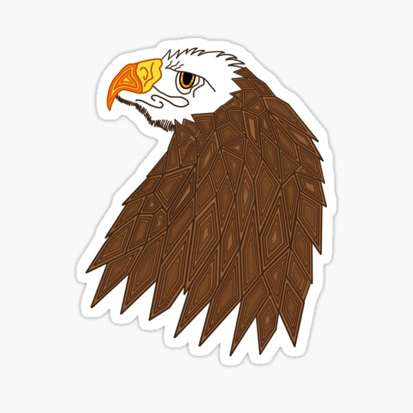 Philadelphia Eagles Bald Eagle Custom Design Sticker for Sale by