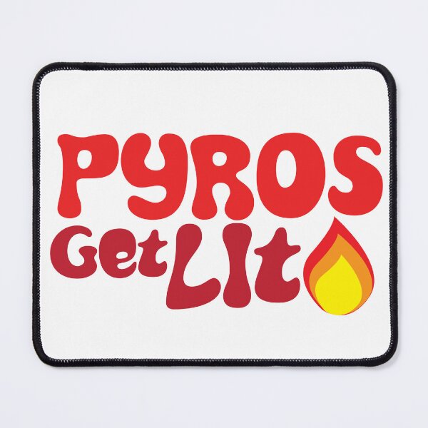 Item preview, Pyros Get Lit (LIGHT) designed and sold by FullOfGrace Design Co..