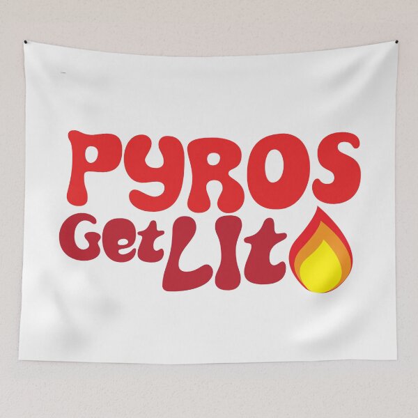 Item preview, Pyros Get Lit (LIGHT) designed and sold by FullOfGrace Design Co..