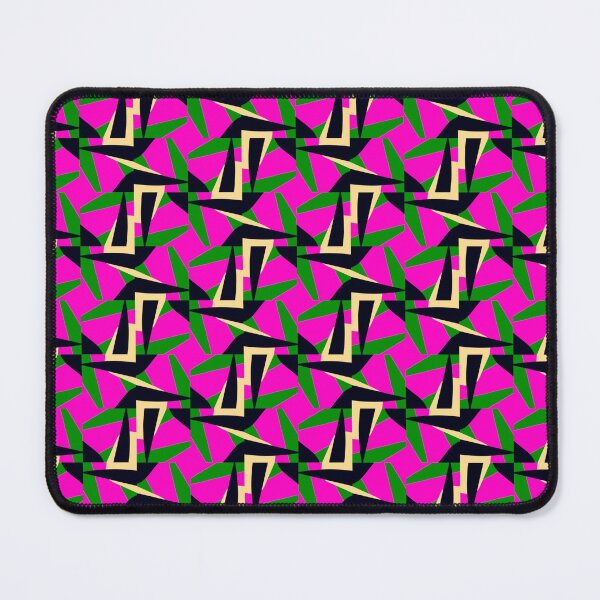 Item preview, Black, Green, Pink and Tan Modern Abstract Pattern designed and sold by tranquilbeach.