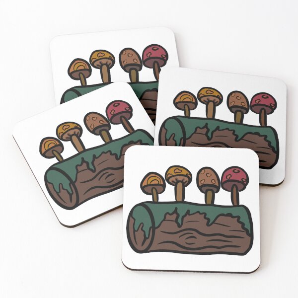 Item preview, Mushrooms on a Log designed and sold by Autumn Fineberg.