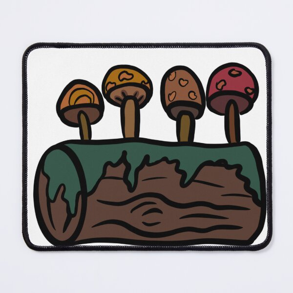 Item preview, Mushrooms on a Log designed and sold by Autumn Fineberg.