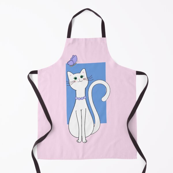Item preview, Beautiful White Kitty with Butterfly designed and sold by Alondra.