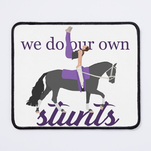 Item preview, We Do Our Own Stunts - Vaulting Horse designed and sold by Chaylynn Smith.