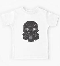 Black Metal Future Fighter Sci-fi Concept Art Kids Tee