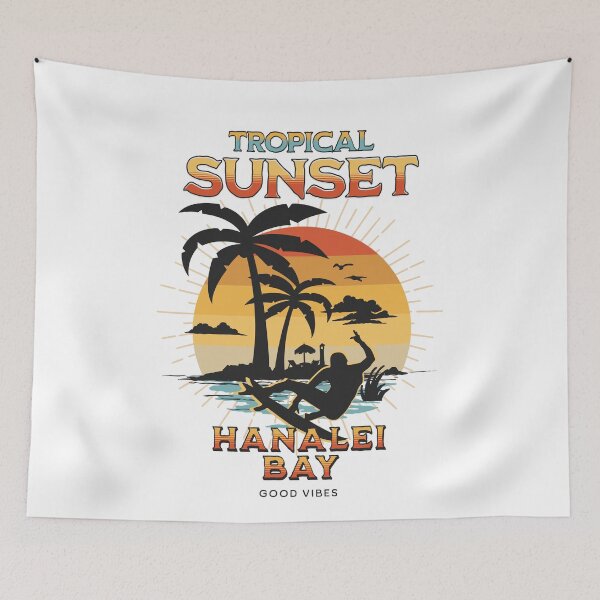 Item preview, Afternoon on the Hanalei Bay beach. Summer days and cool breezes. designed and sold by Joturis.