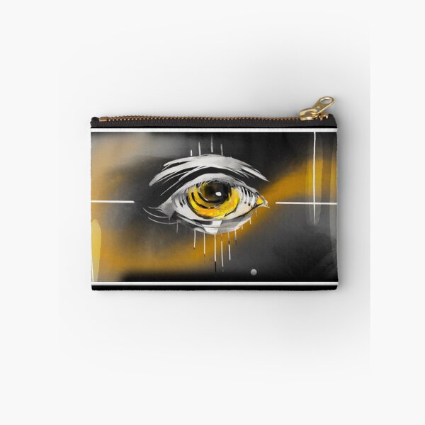 Item preview, Lone abstract orange eye designed and sold by dusso.