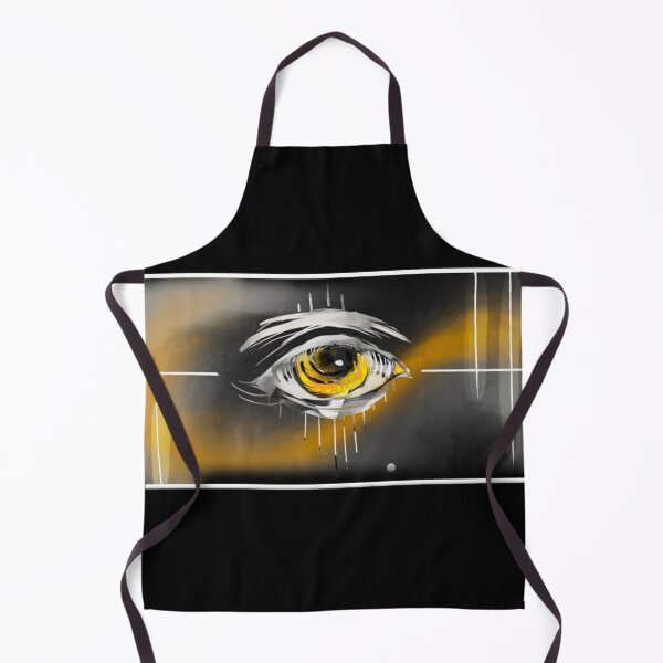Item preview, Lone abstract orange eye designed and sold by dusso.