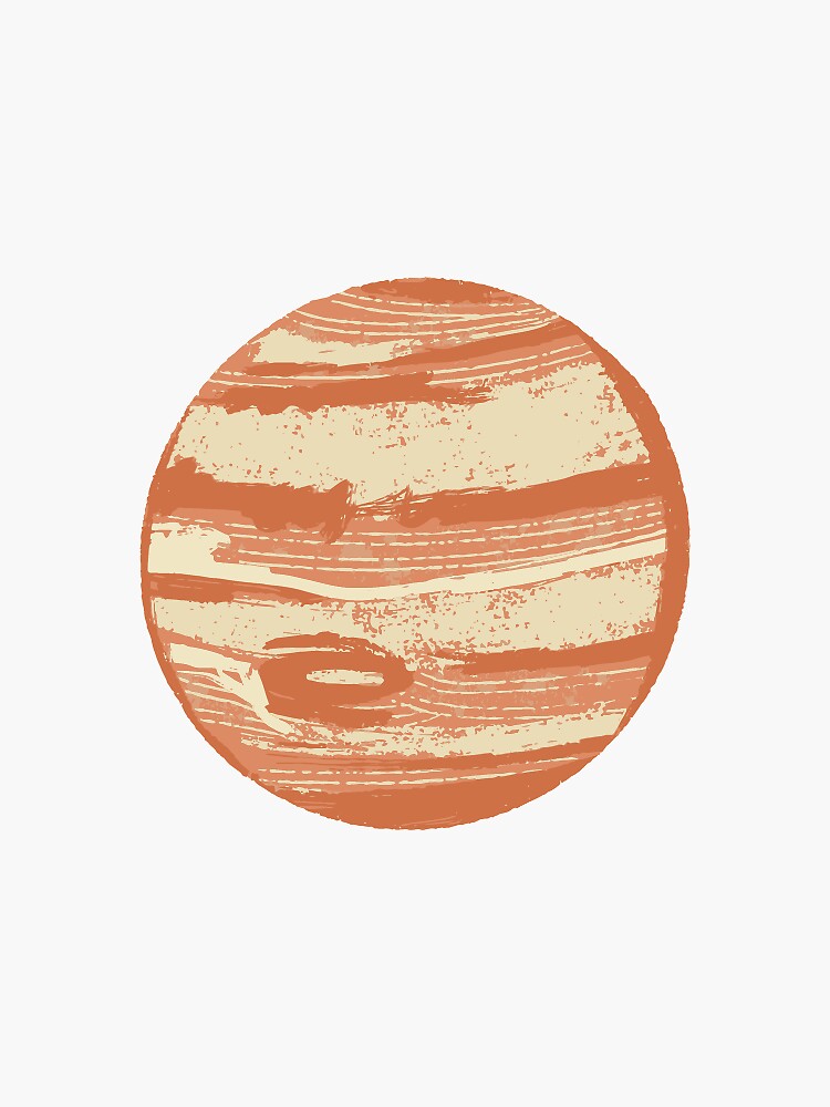 "Jupiter Classic Stickers" Sticker for Sale by ScienceLoverHub Redbubble