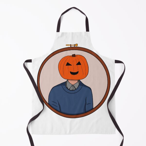 Item preview, Pumpkin Head Embroidery designed and sold by Autumn Fineberg.