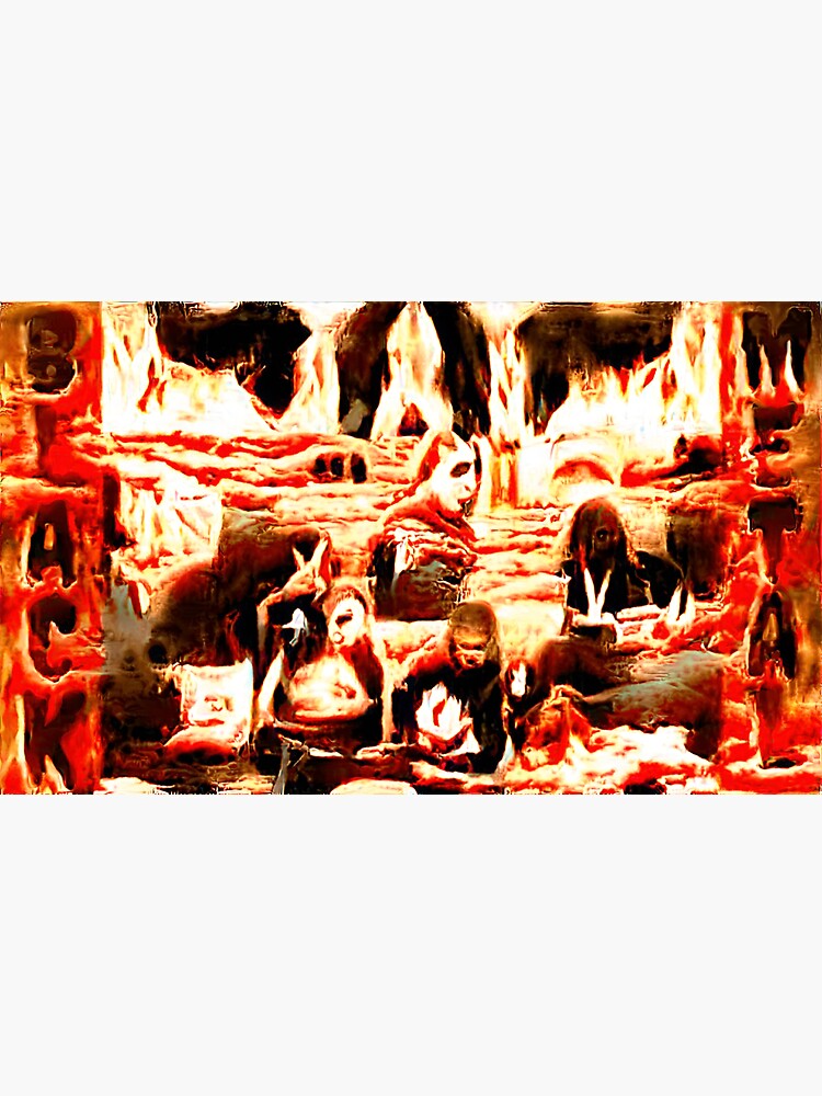 Black Metal Band Playing Live In Hell Sticker For Sale By black-metal-band-playing-live-in-hell-sticker-for-sale-by