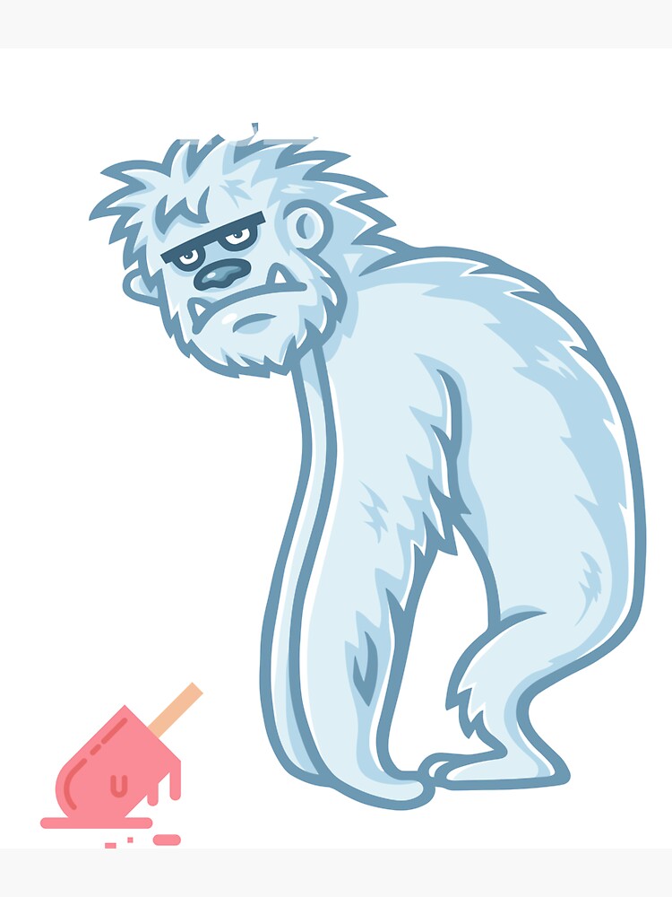 Yeti Magnet for Sale by Witty-Kids