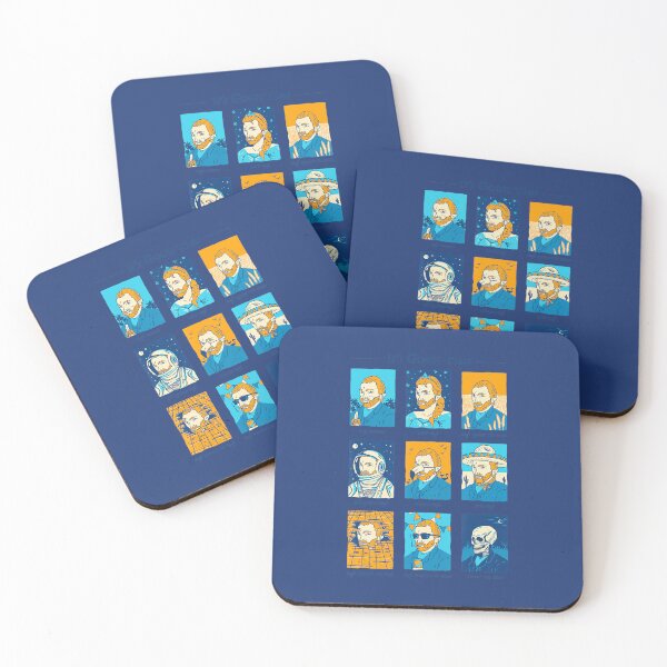 Item preview, It's Gogh Time Vincent Van Gogh Puns designed and sold by AdeLaw.